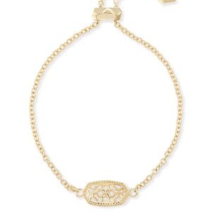 Kendra Scott Elaina gold adjustable bracelet